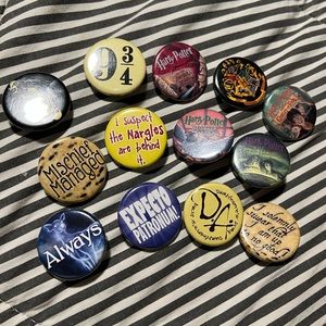 Harry Potter Buttons Dozen